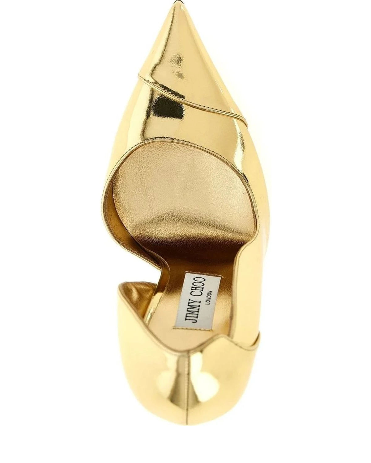 Jimmy Choo Gold Pumps