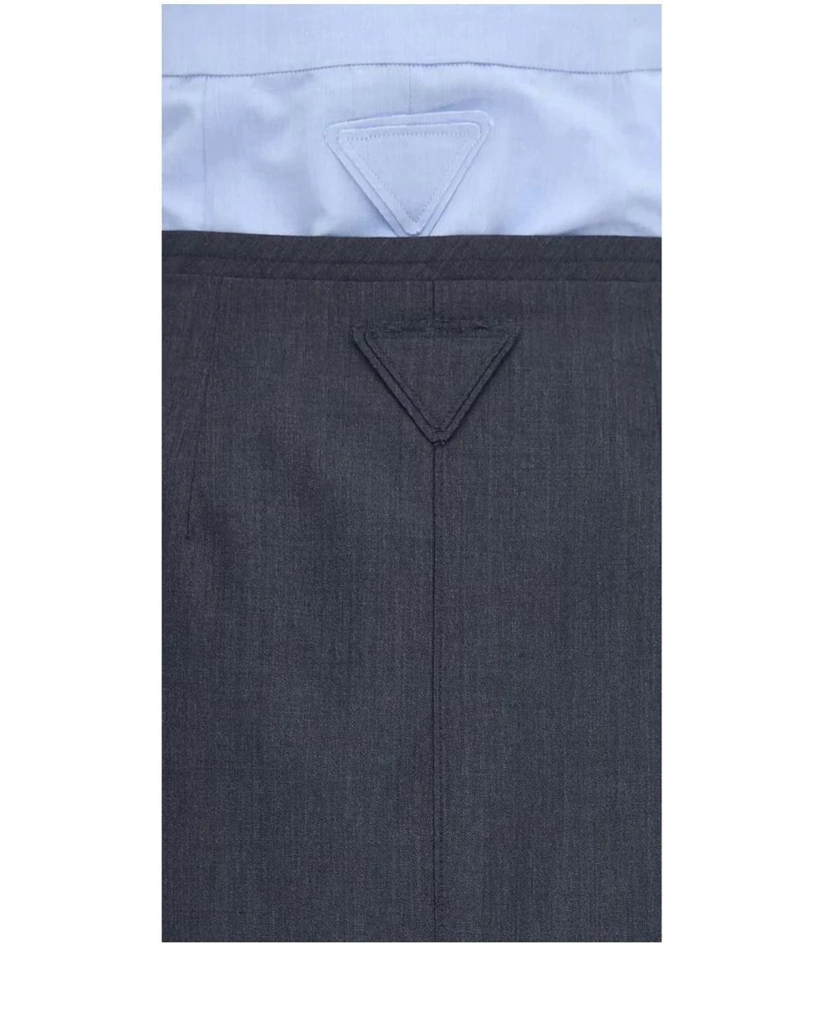 Prada Skirt in gray, Cotton — view 3