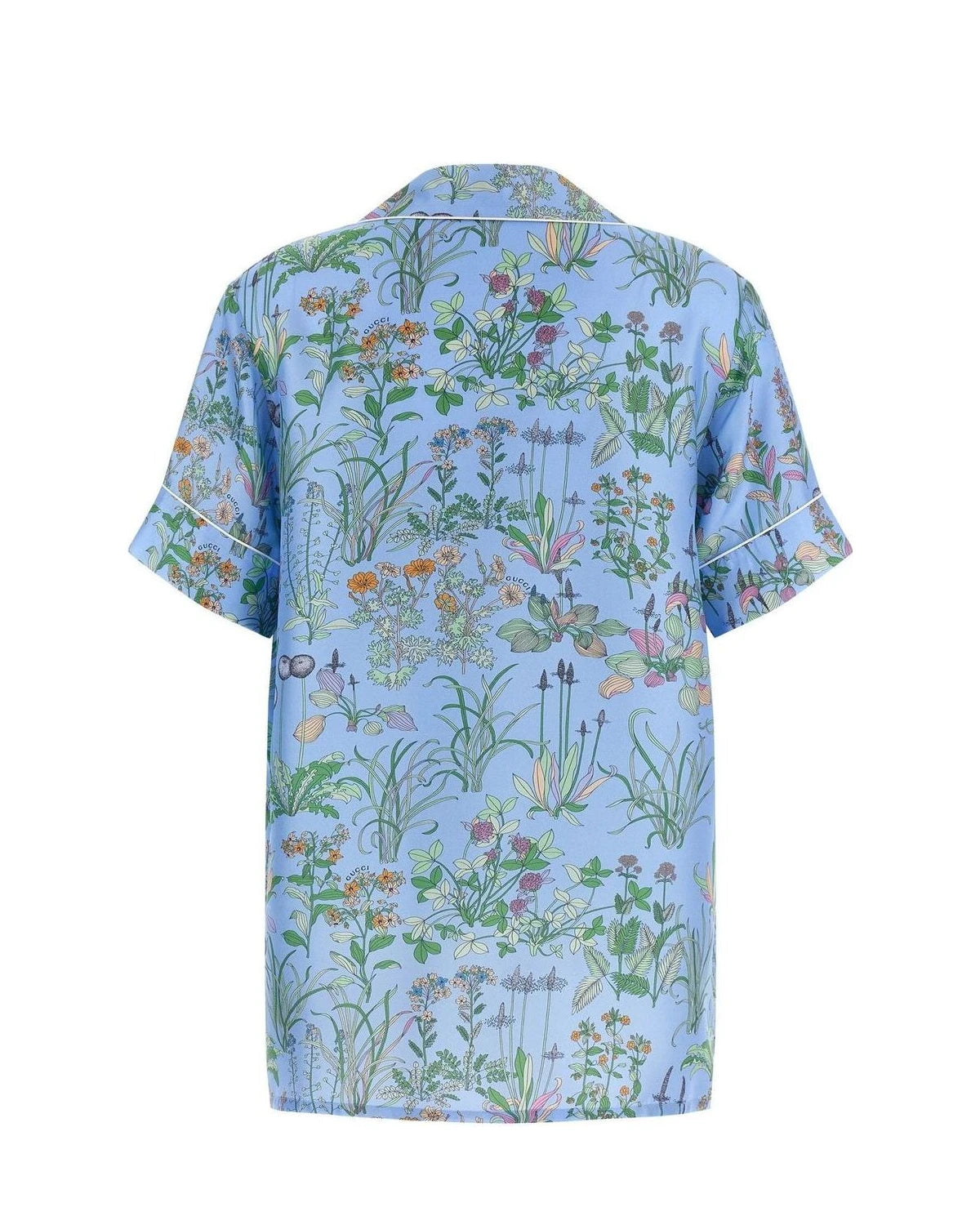 Gucci Dress Shirt in blue, Silk — view 2