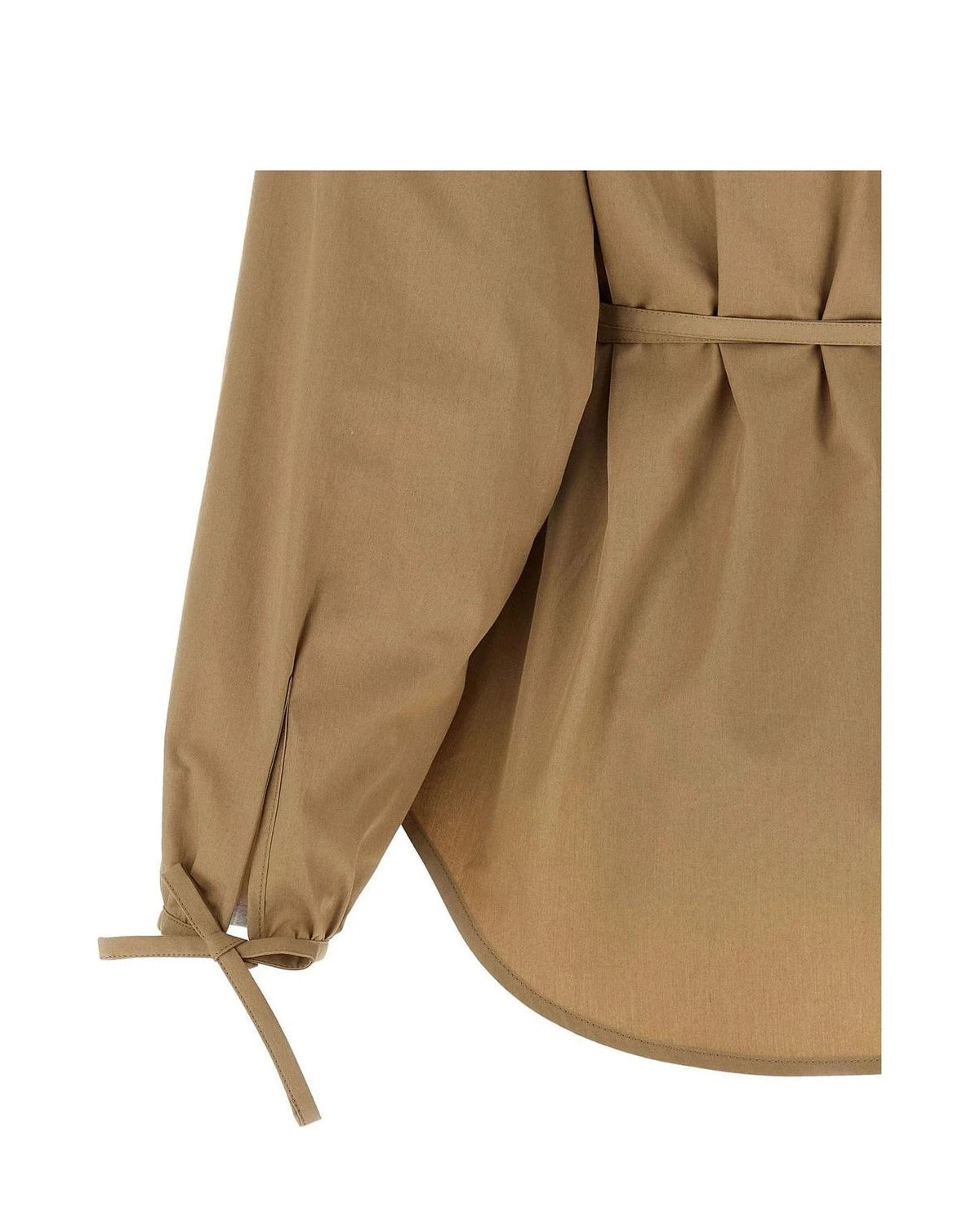 Moncler Bolero Jacket in beige, Cotton — view 4