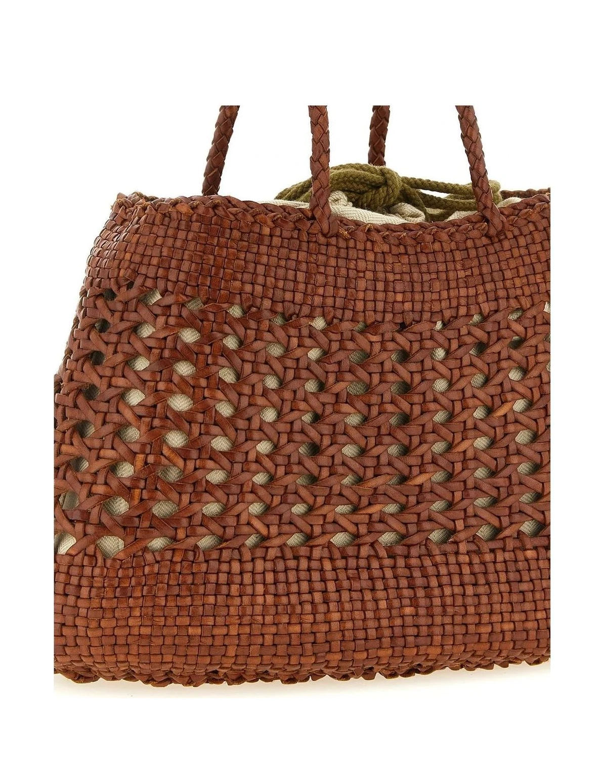 Dragon Diffusion Tote Bag in brown, Calfskin Leather — view 3