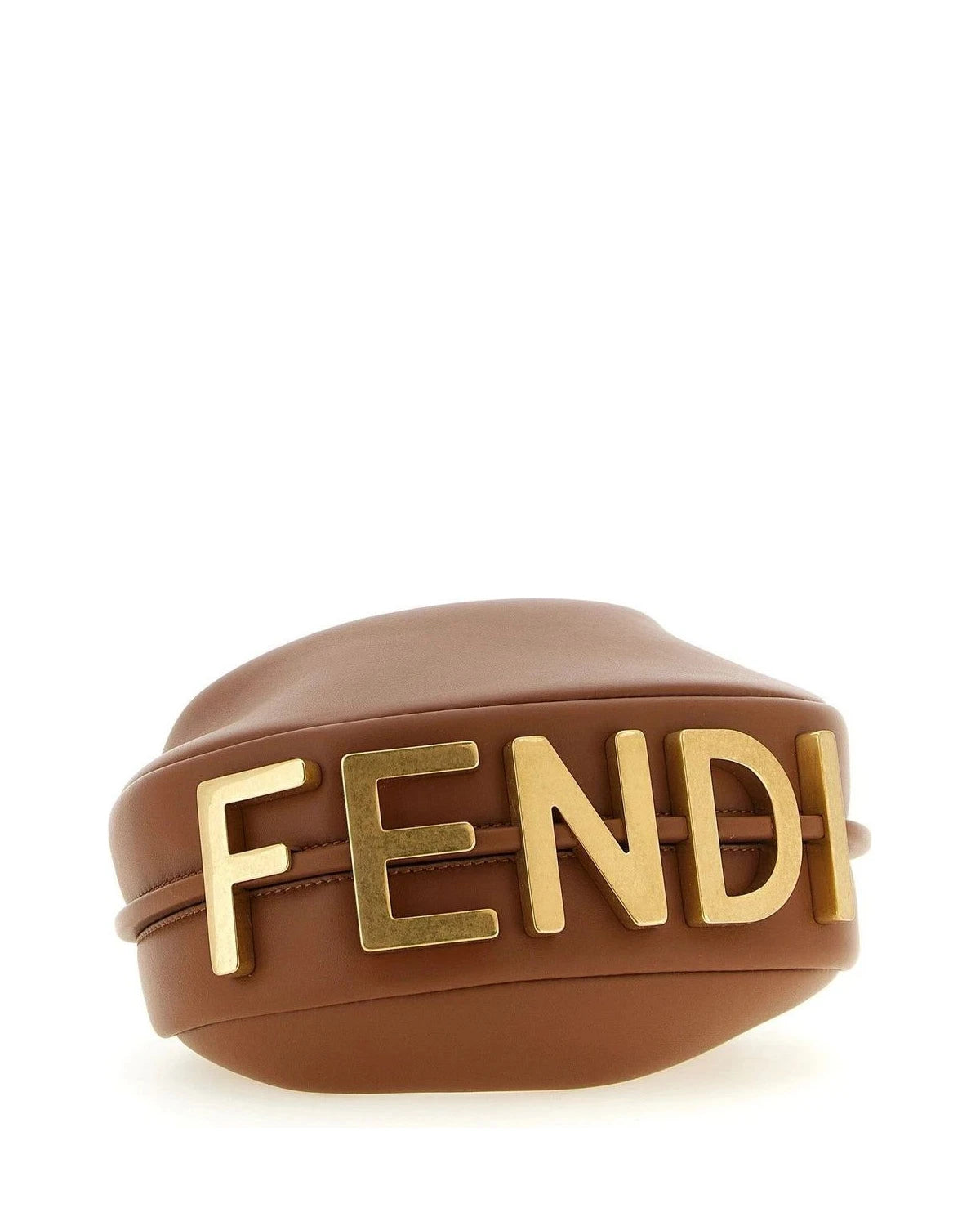 Fendi Hobo Bag in brown, Calfskin Leather — view 3