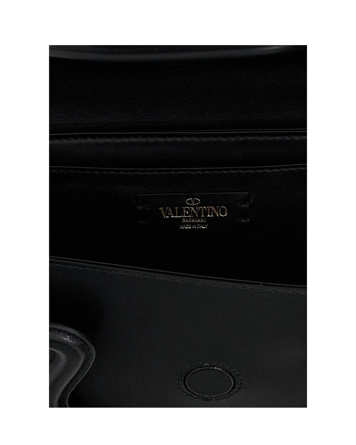 Valentino Garavani Shoulder Bag in black, Leather — view 4