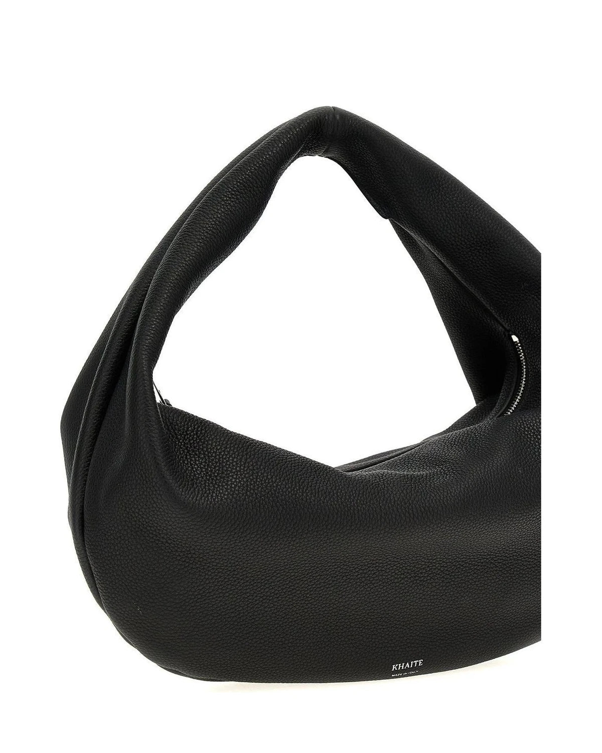 Khaite Hobo Bag in black, Calfskin Leather — view 3