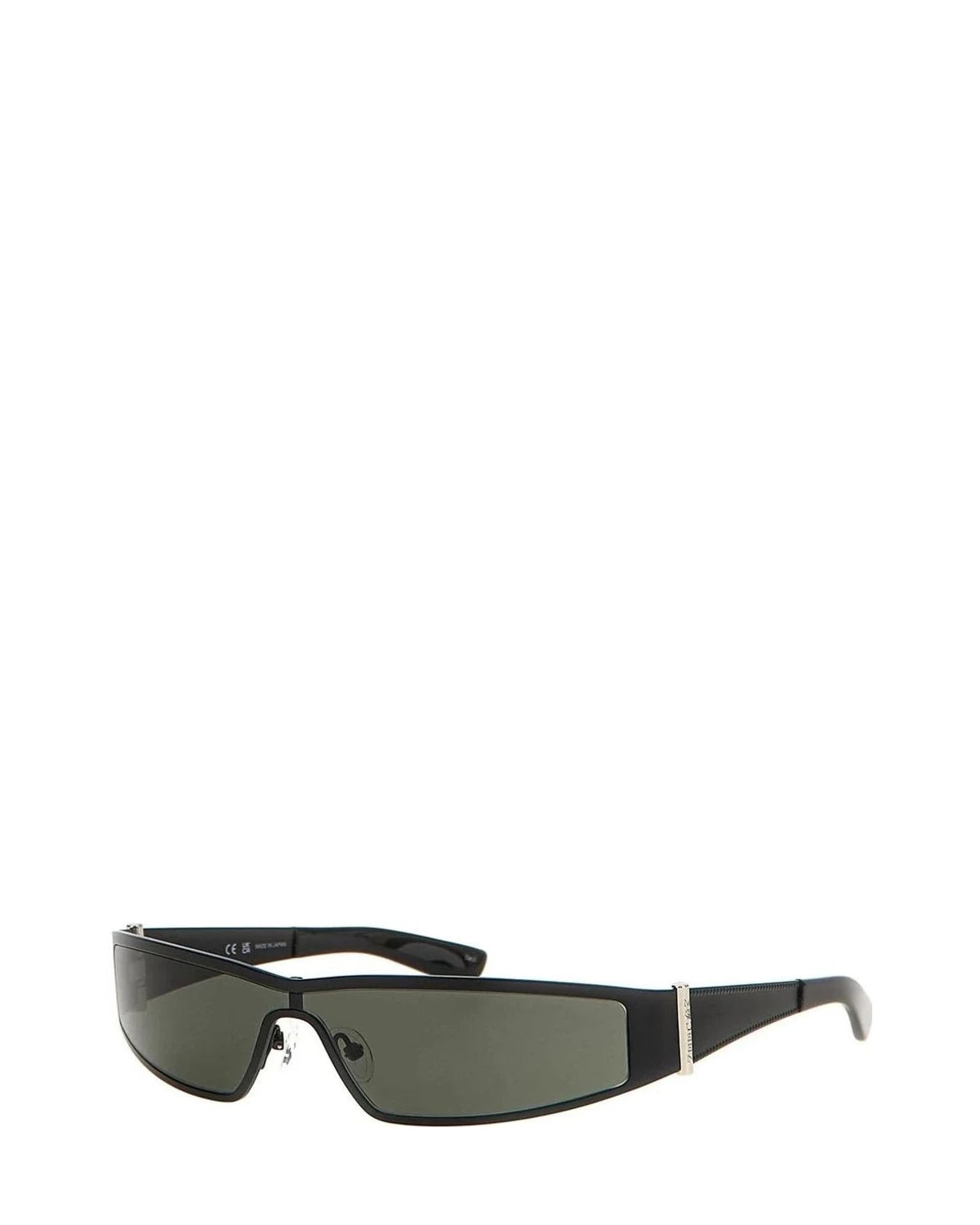 Alexander McQueen Sunglasse in black, Acetate — view 3