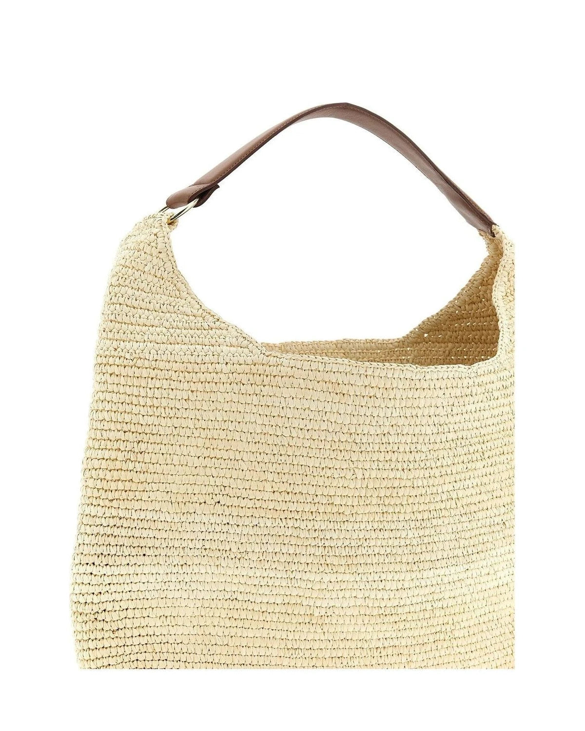 Maison Michel Shoulder Bag in brown, Raffia — view 3