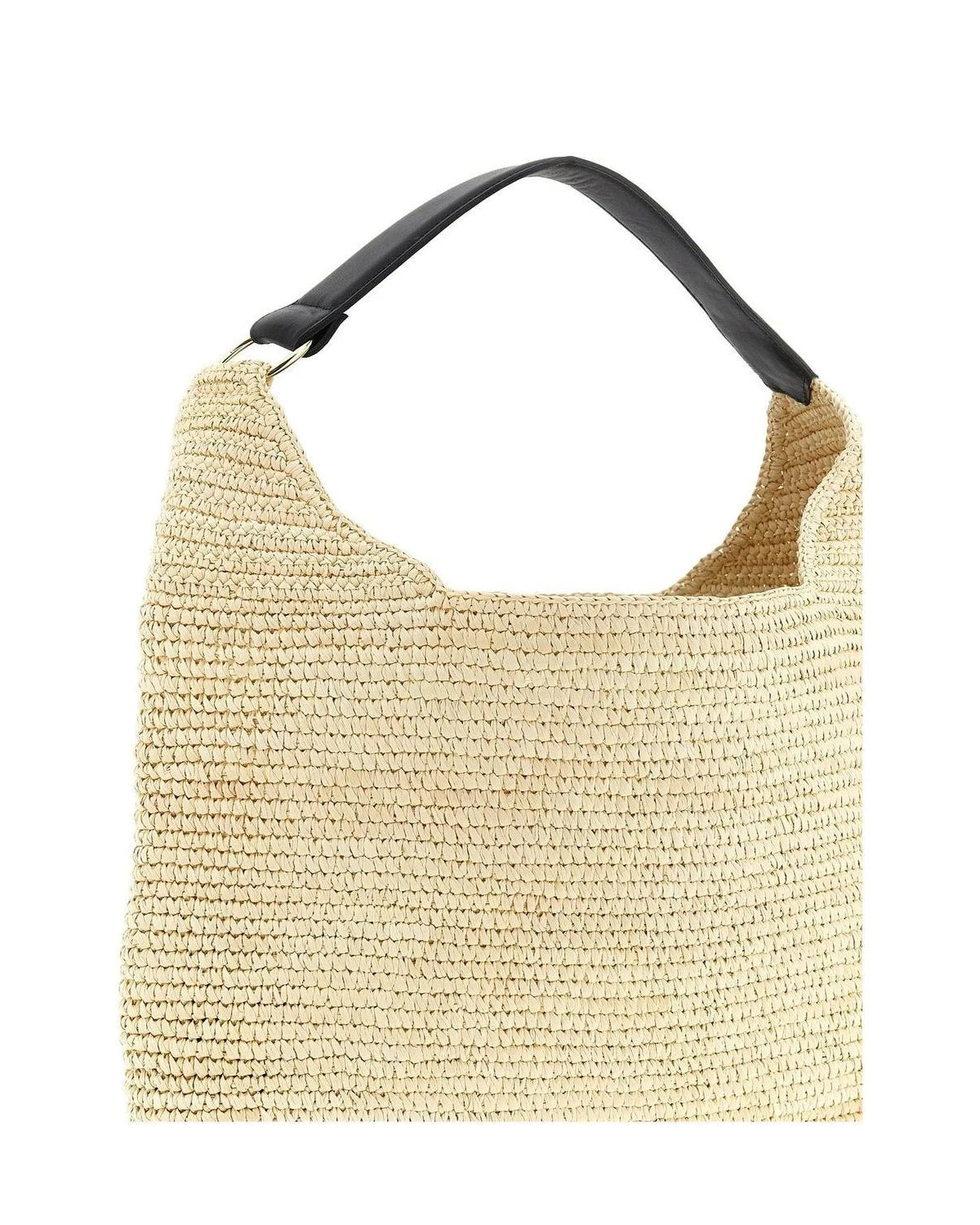 Maison Michel Shoulder Bag in beige, Raffia — view 3