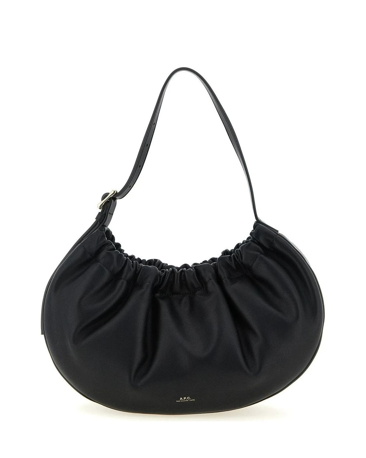 A.P.C. Shoulder Bag in black, Soft Cowhide