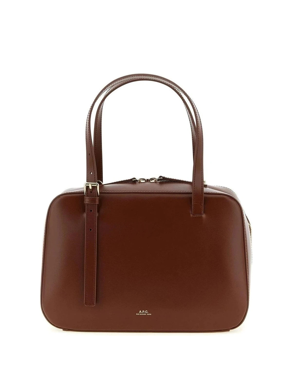 A.P.C. Satchel Bag in brown, Cow Leather