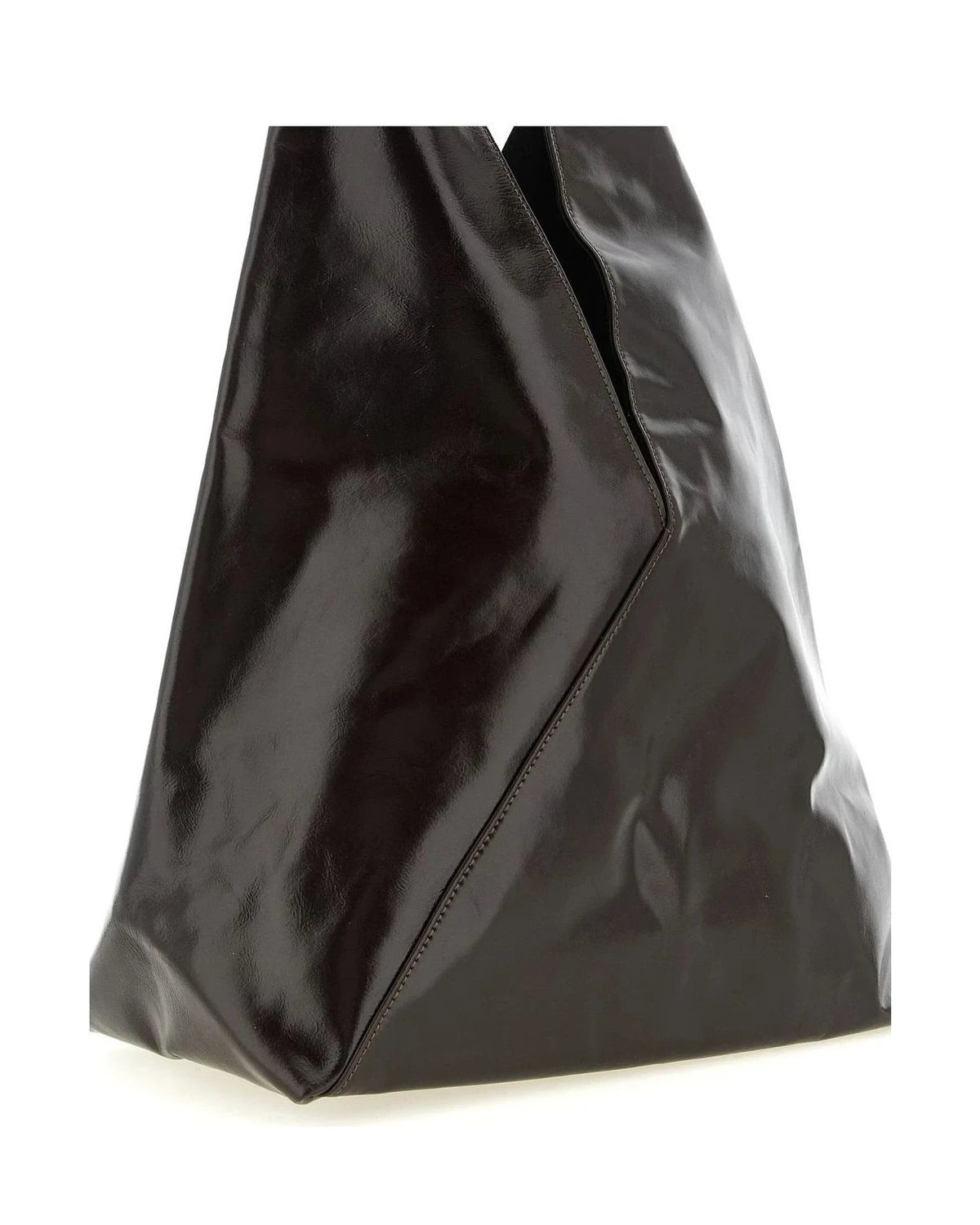 MM6 Maison Margiela Tote Bag in brown, Cow Leather — view 3