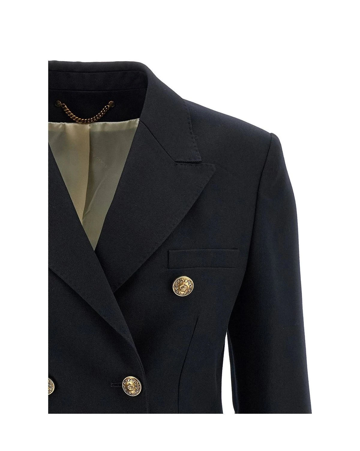 Golden Goose Blazer in blue, Polyester — view 3