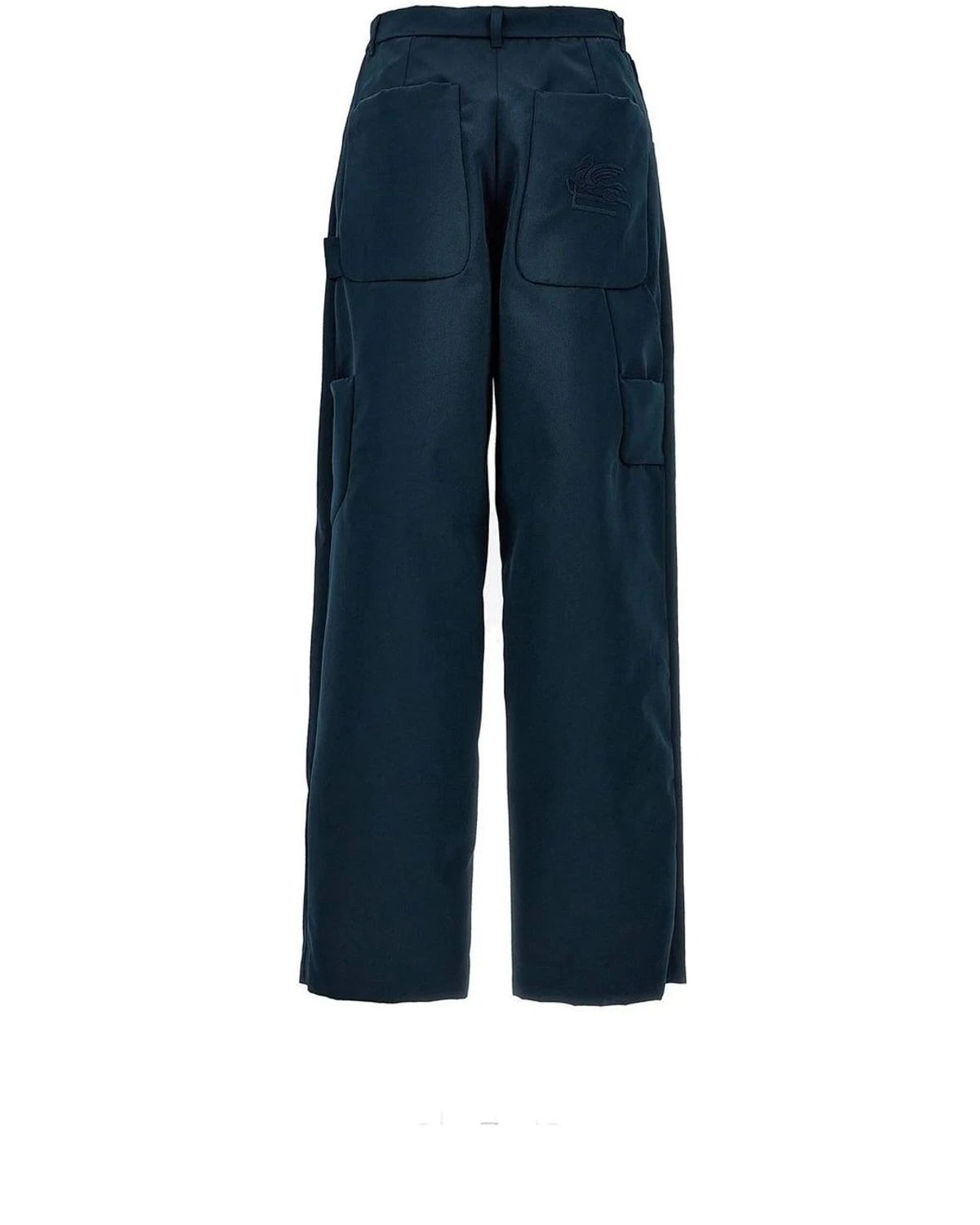Etro Trouser in blue, Polyester — view 2