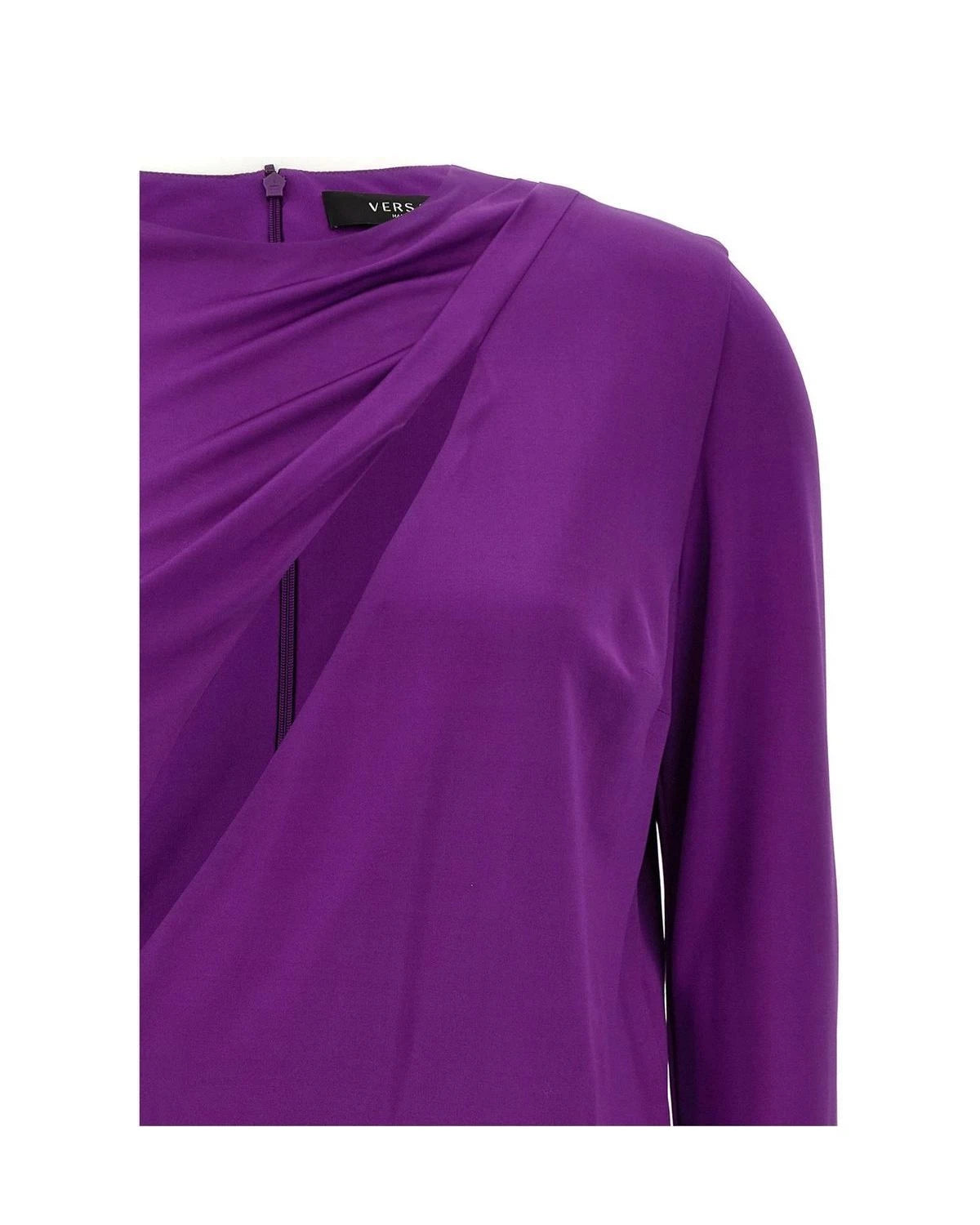 Versace Dresse in purple, Viscose — view 3