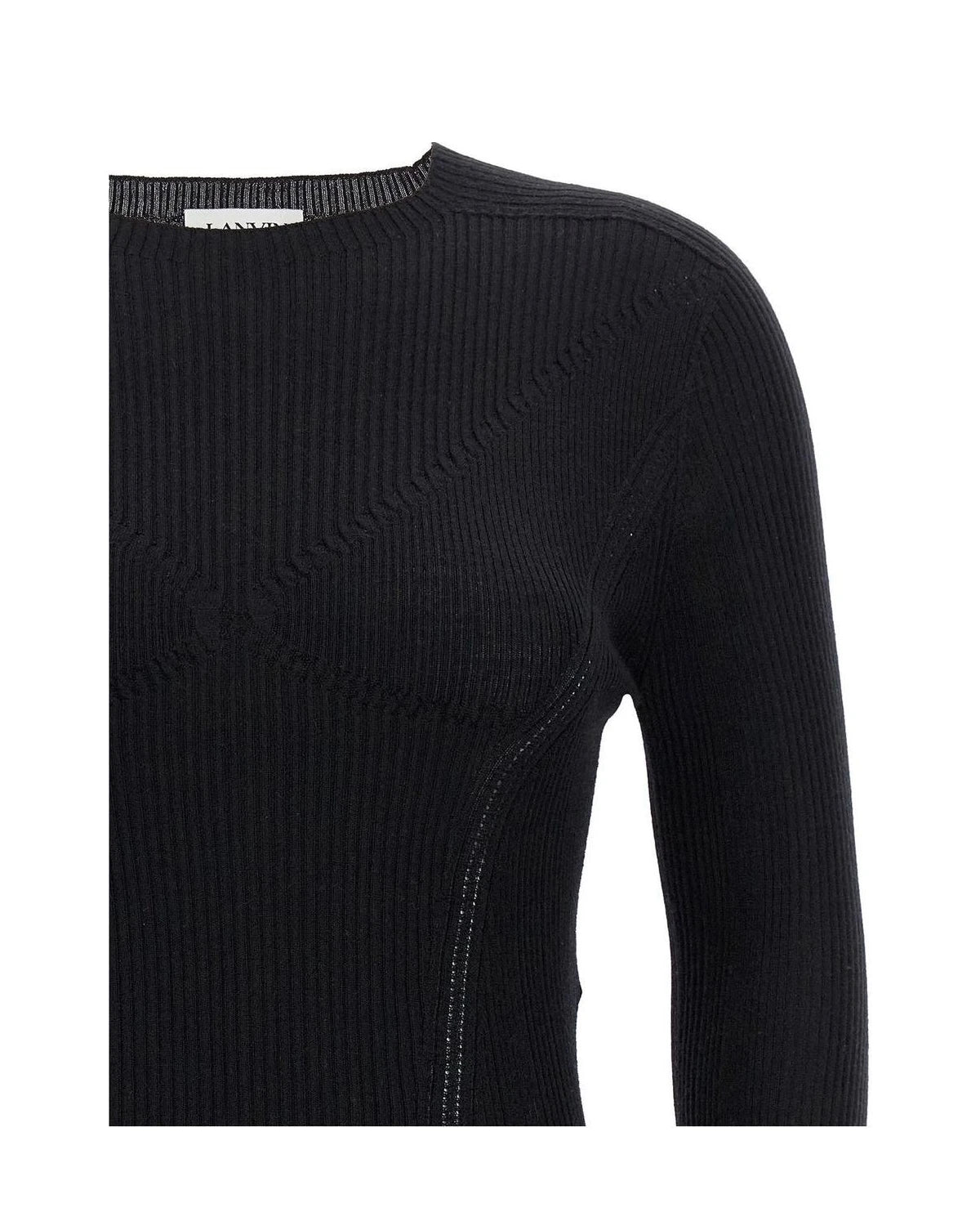 Lanvin Sweater in black, Cashmere — view 3