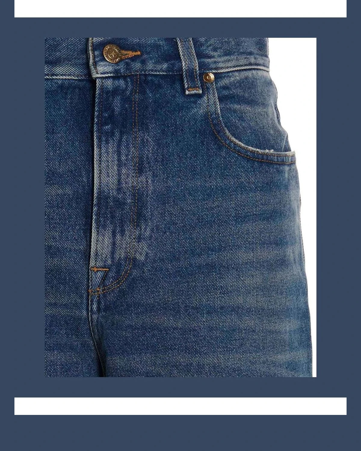 Golden Goose Jean in blue — view 3