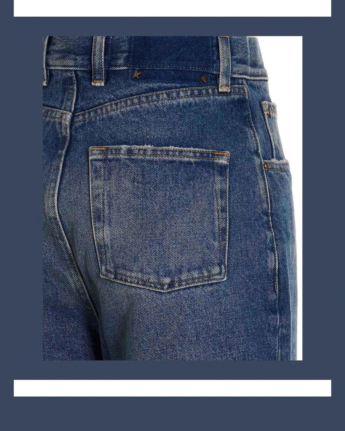 Golden Goose Jean in blue — view 4