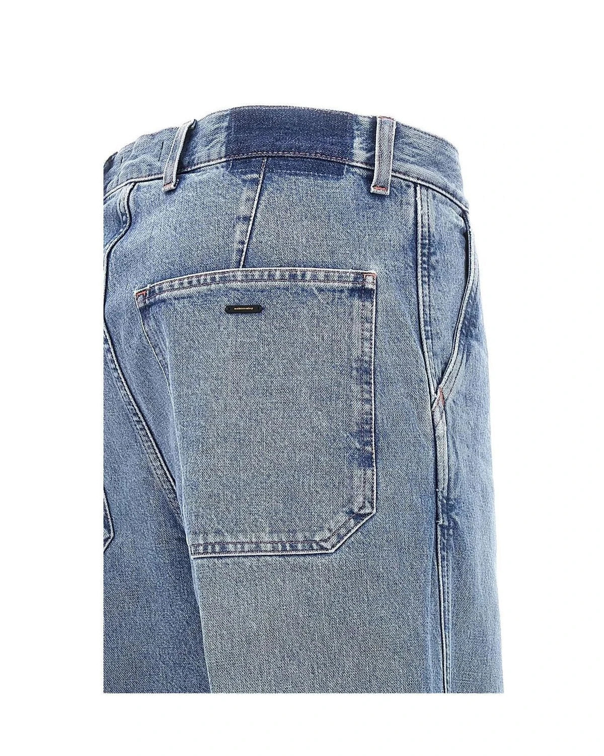 Made in Tomboy Jean in blue, Cotton — view 4