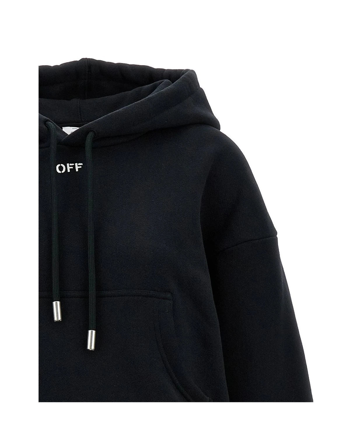 Off-White Hoodie in black, Cotton — view 3