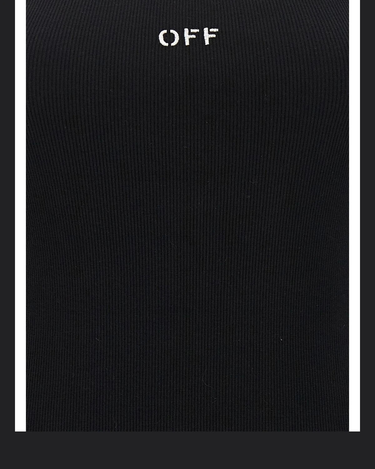 Black Cotton Short Dress
