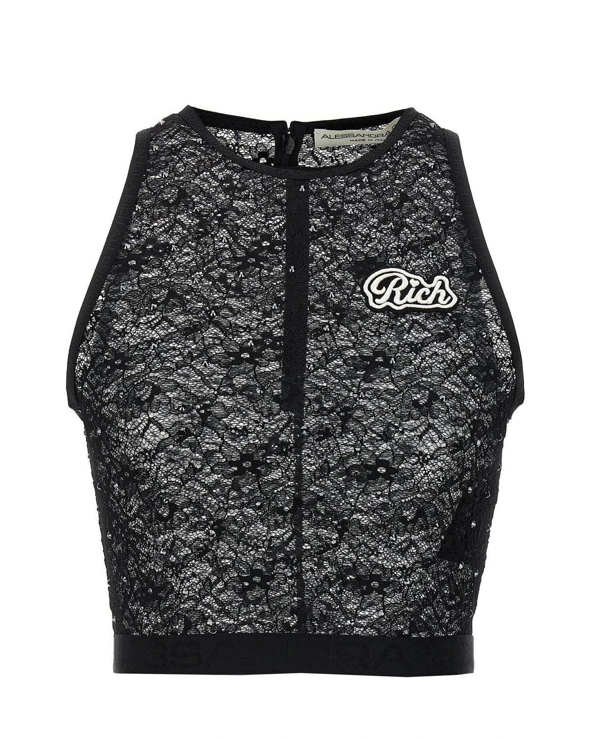 Alessandra Rich Blouse in black, Polyamide