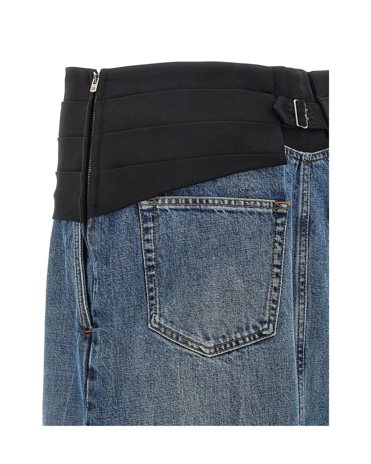 Stella McCartney Skirt in blue, Cotton — view 4