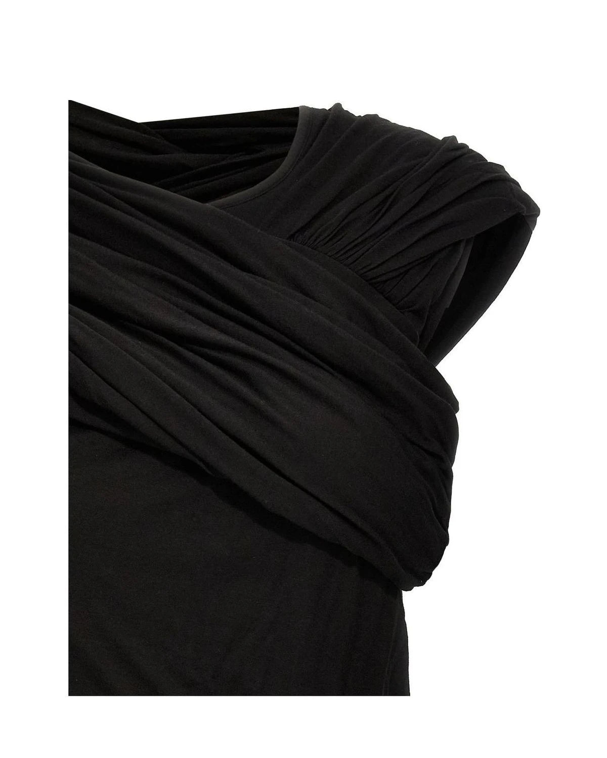 Rick Owens Tank Top in black, Cotton — view 3