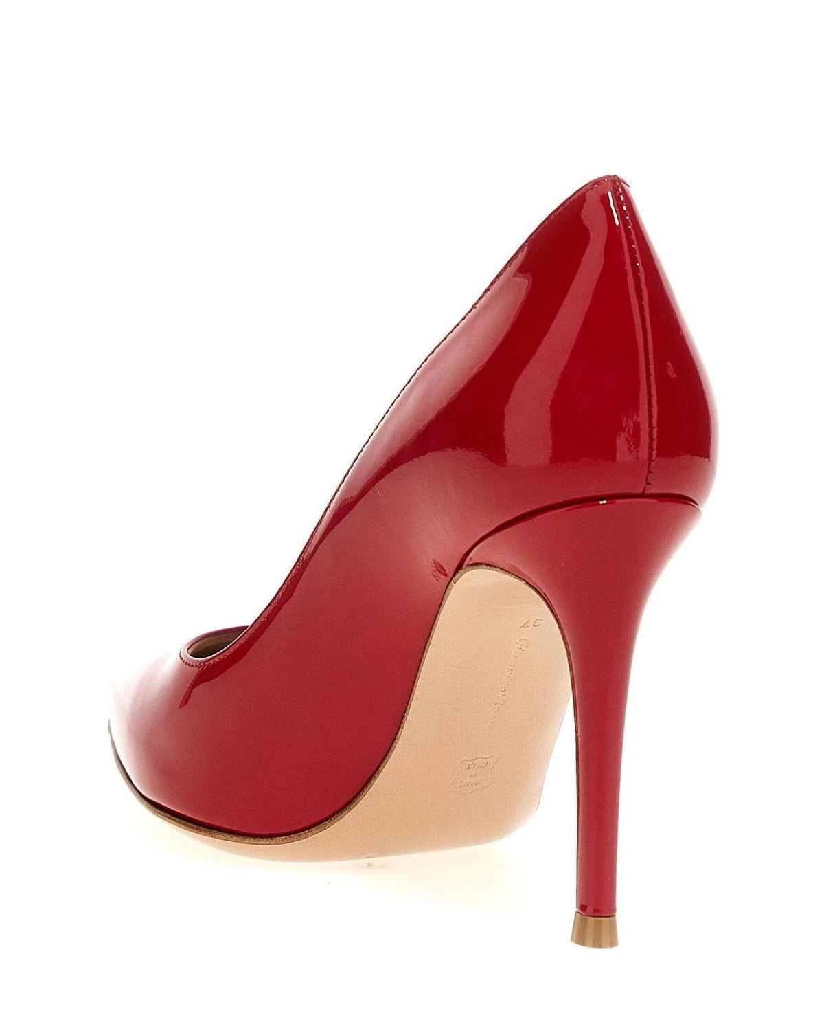 Gianvito Rossi Heels in red, Calf Leather — view 3