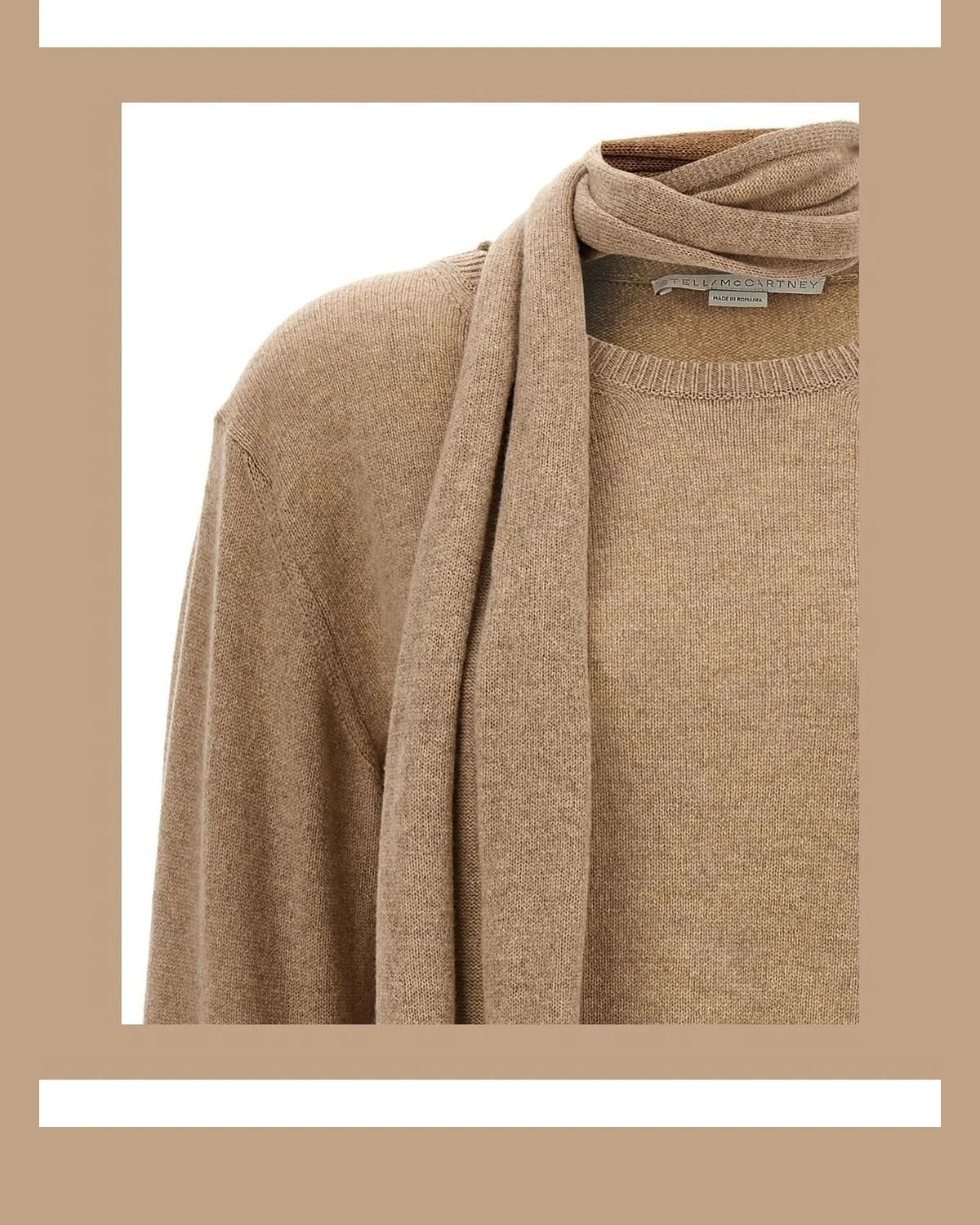 Stella McCartney Sweater in beige, Cashmere — view 3