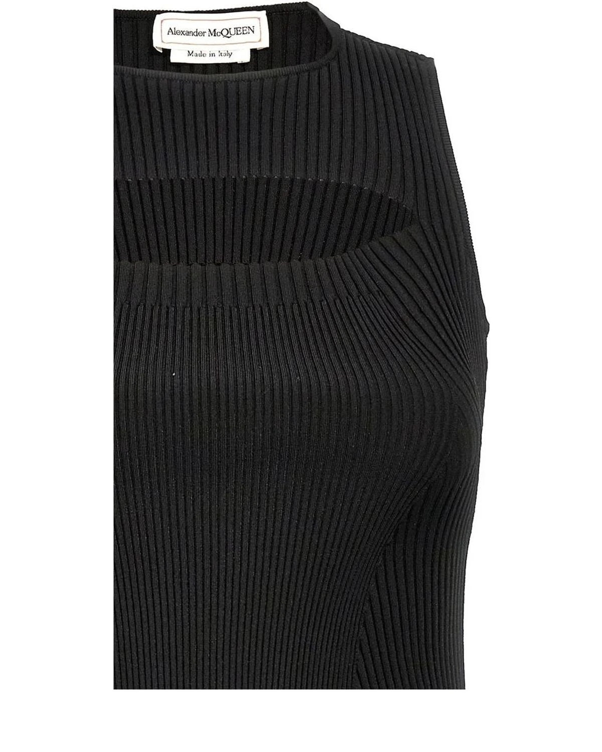 Alexander McQueen Dresse in black, Viscose — view 3