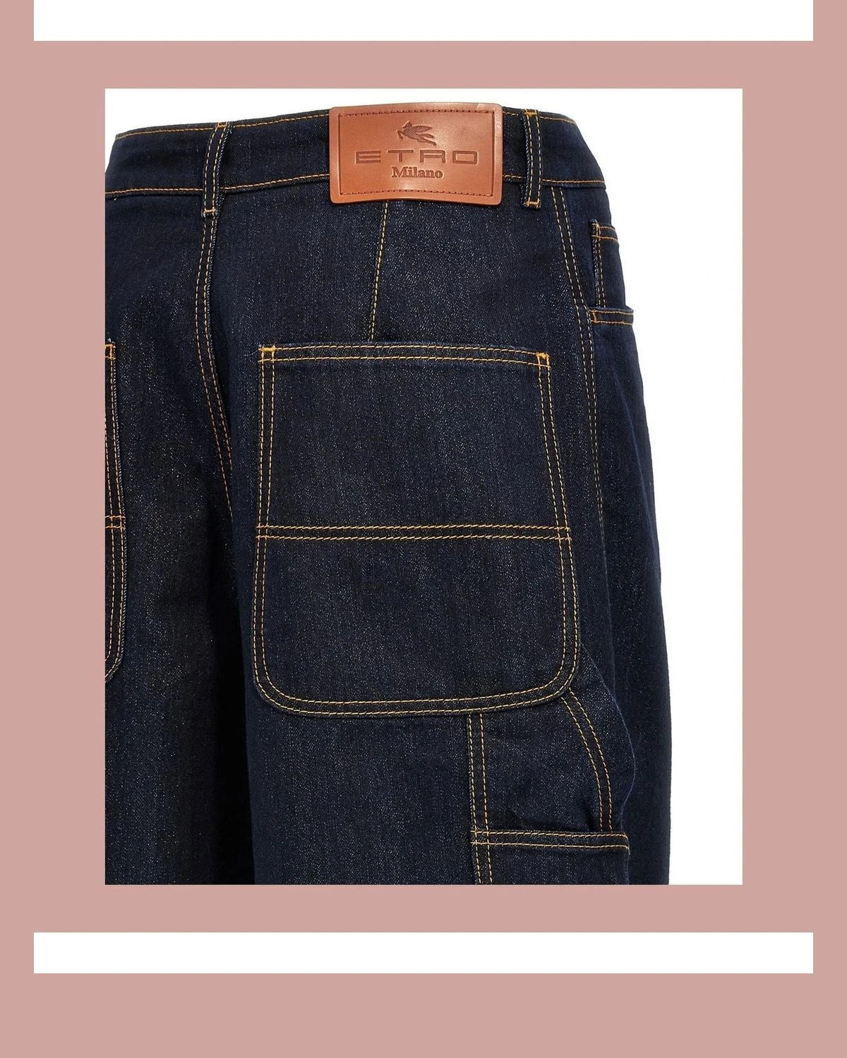 Etro Jean in blue, Cotton β view 4