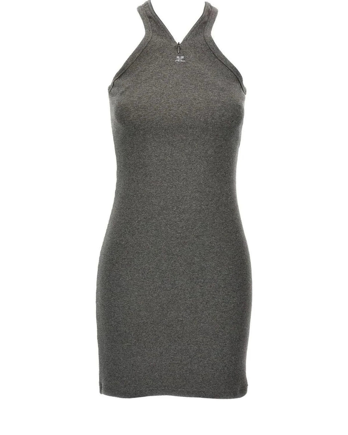Courrèges Dresse in gray, Cotton