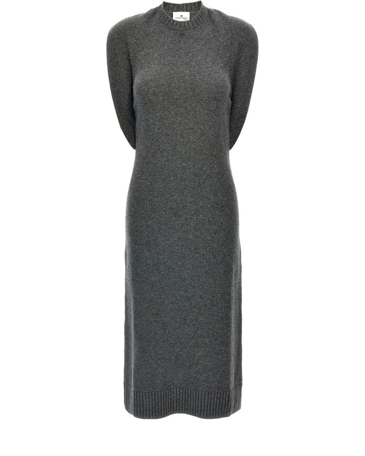 Courrèges Dresse in gray, Wool