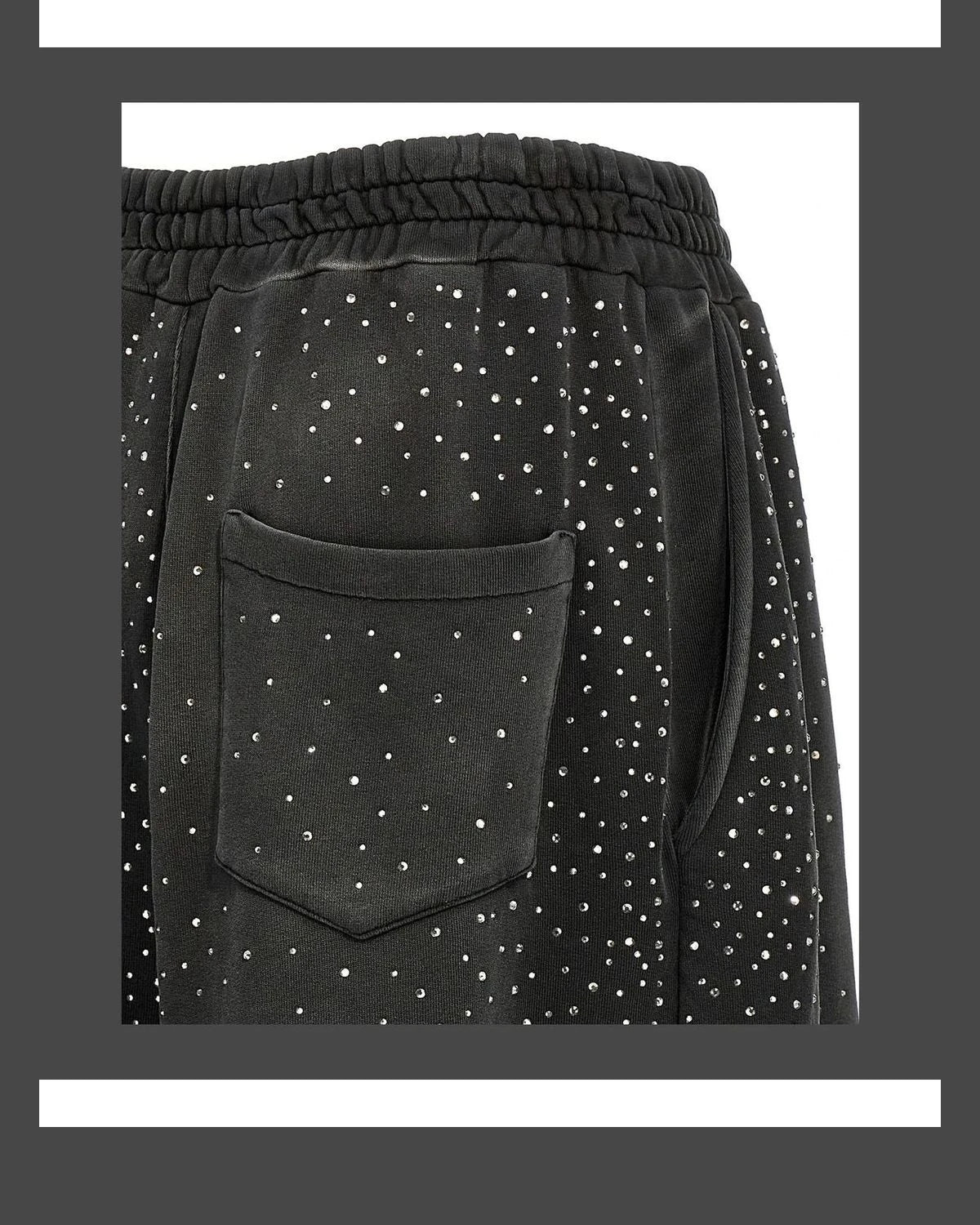Giuseppe Di Morabito Palazzo Pant in black, Cotton — view 4