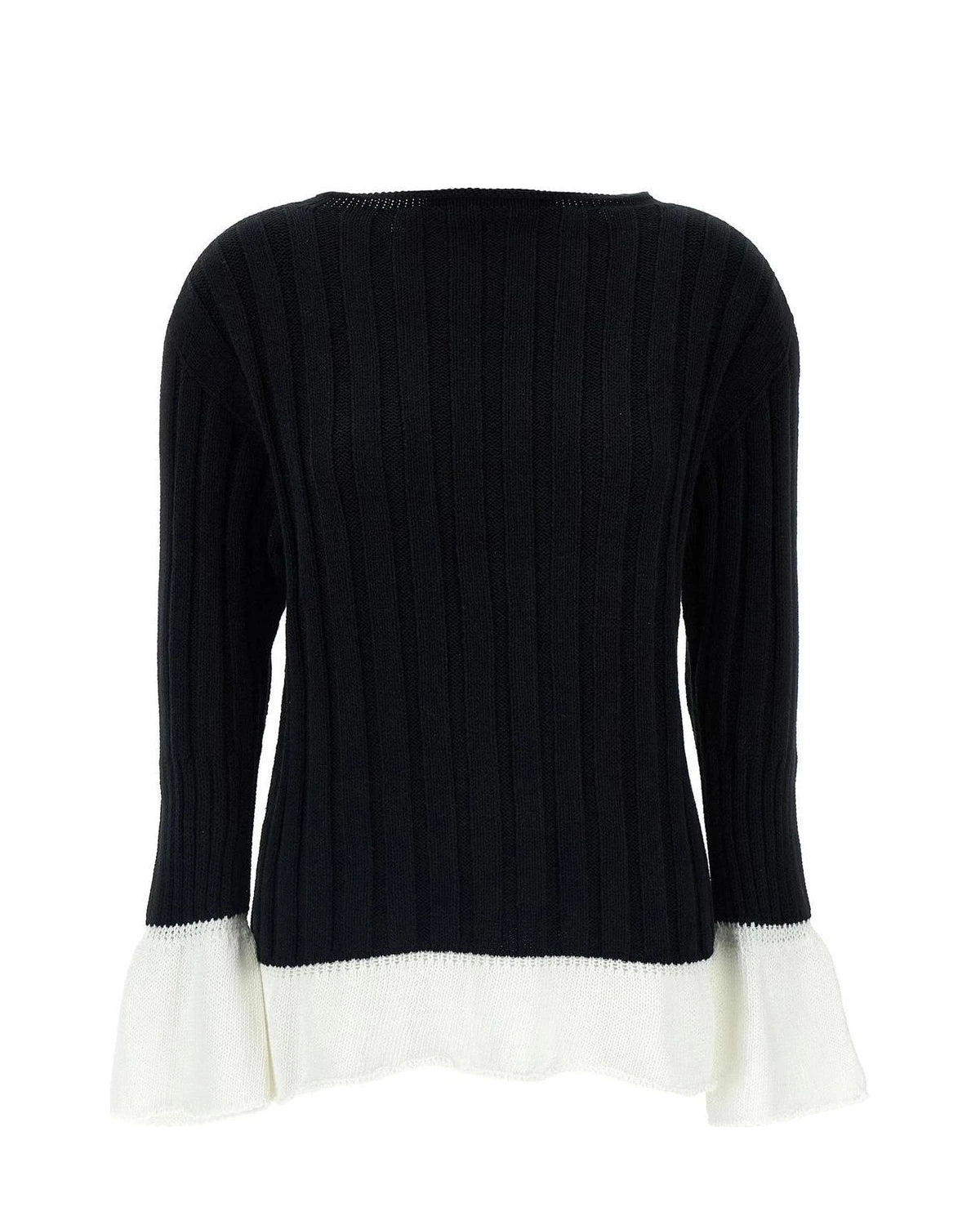 Issey Miyake Sweater in black, Cotton