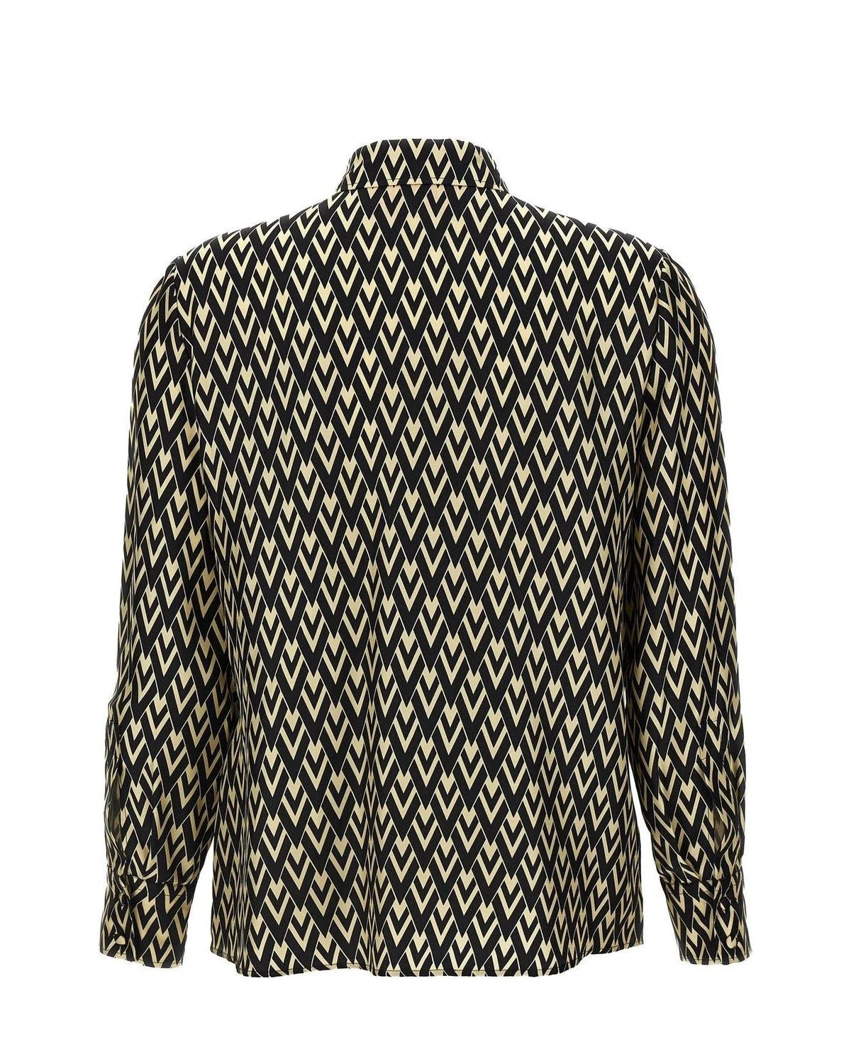 Valentino Garavani Dress Shirt in black, Silk — view 2