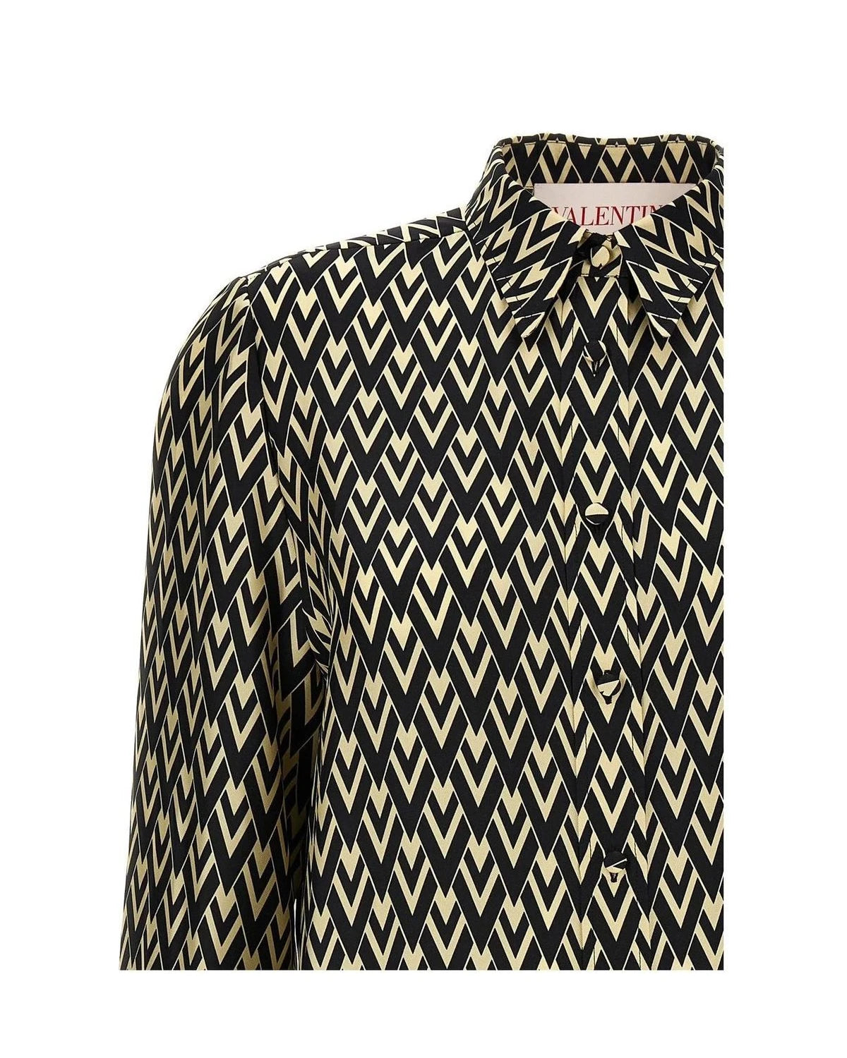 Valentino Garavani Dress Shirt in black, Silk — view 3