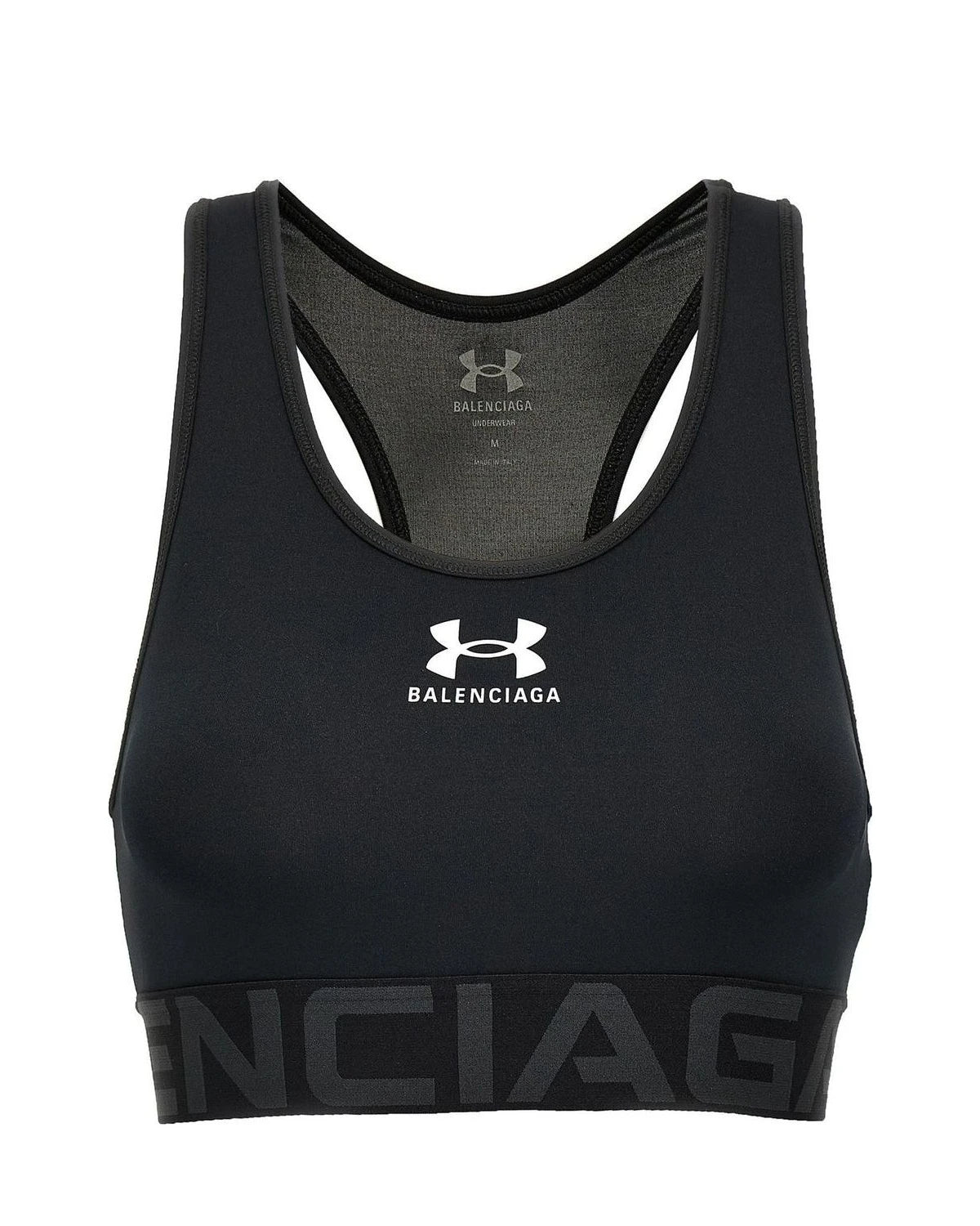 Balenciaga Sports Bra in black, Polyester