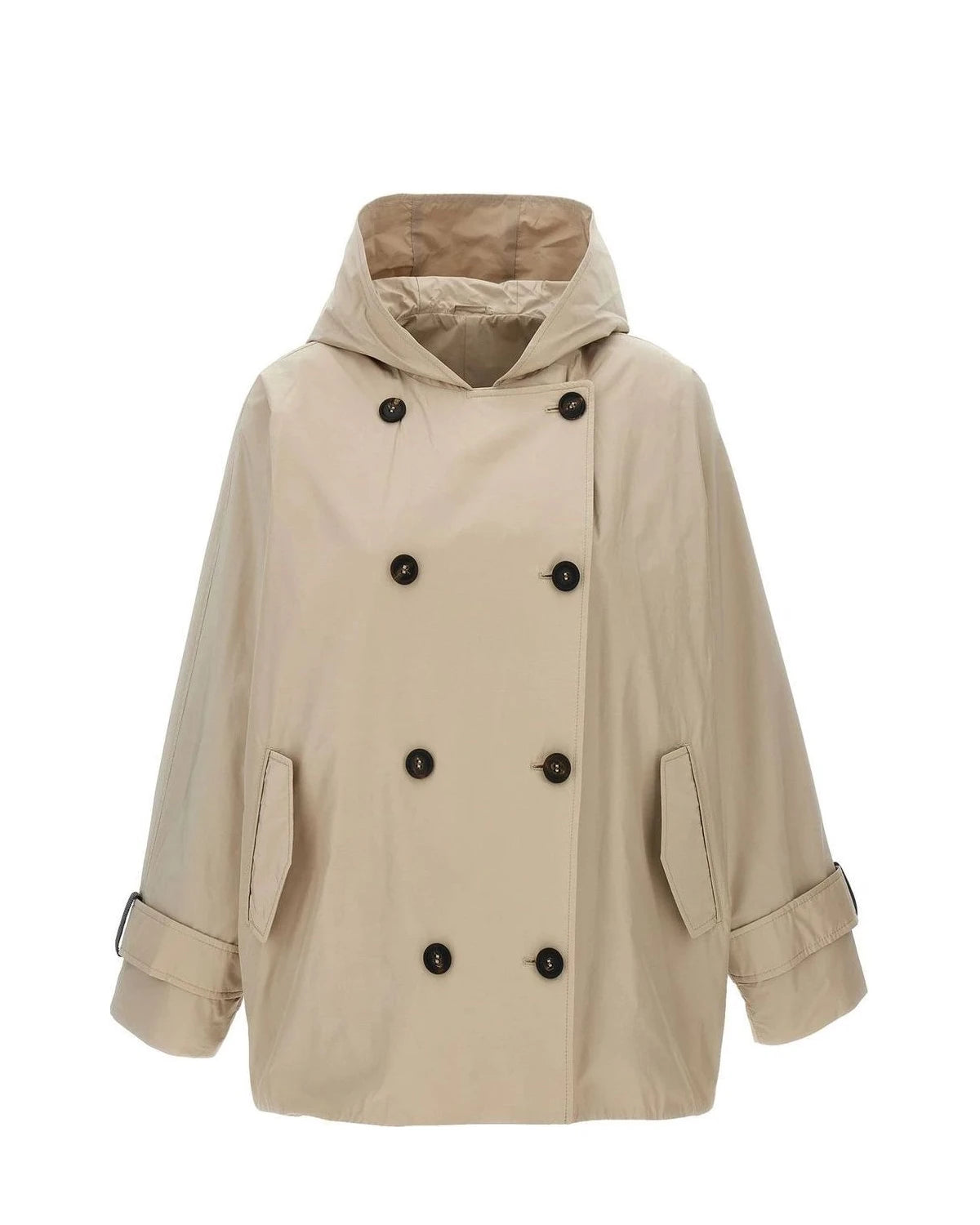 Brunello Cucinelli Trench Coat in beige, Polyester