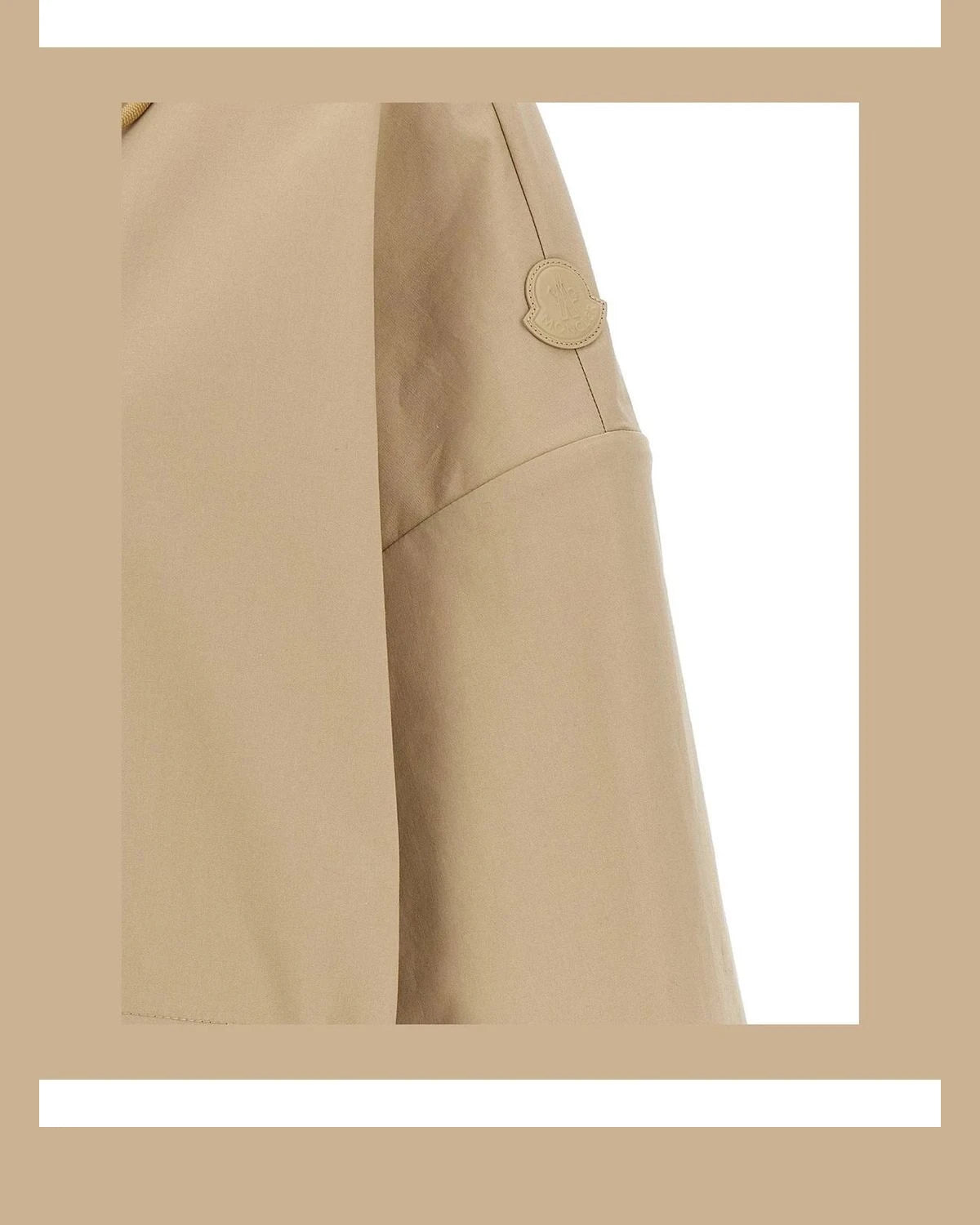 Moncler Parka in beige, Cotton — view 4