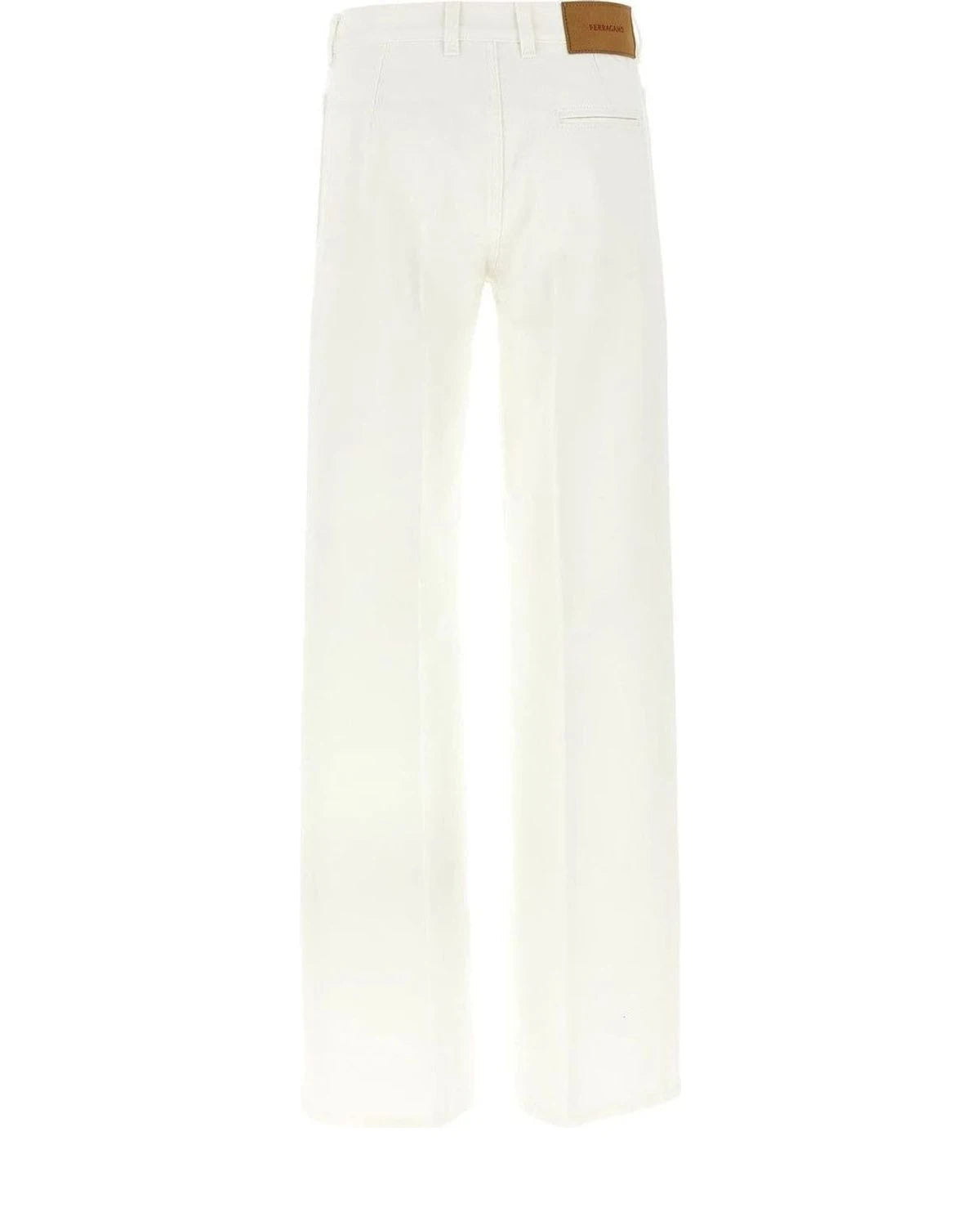 Ferragamo Jean in white, Cotton — view 2