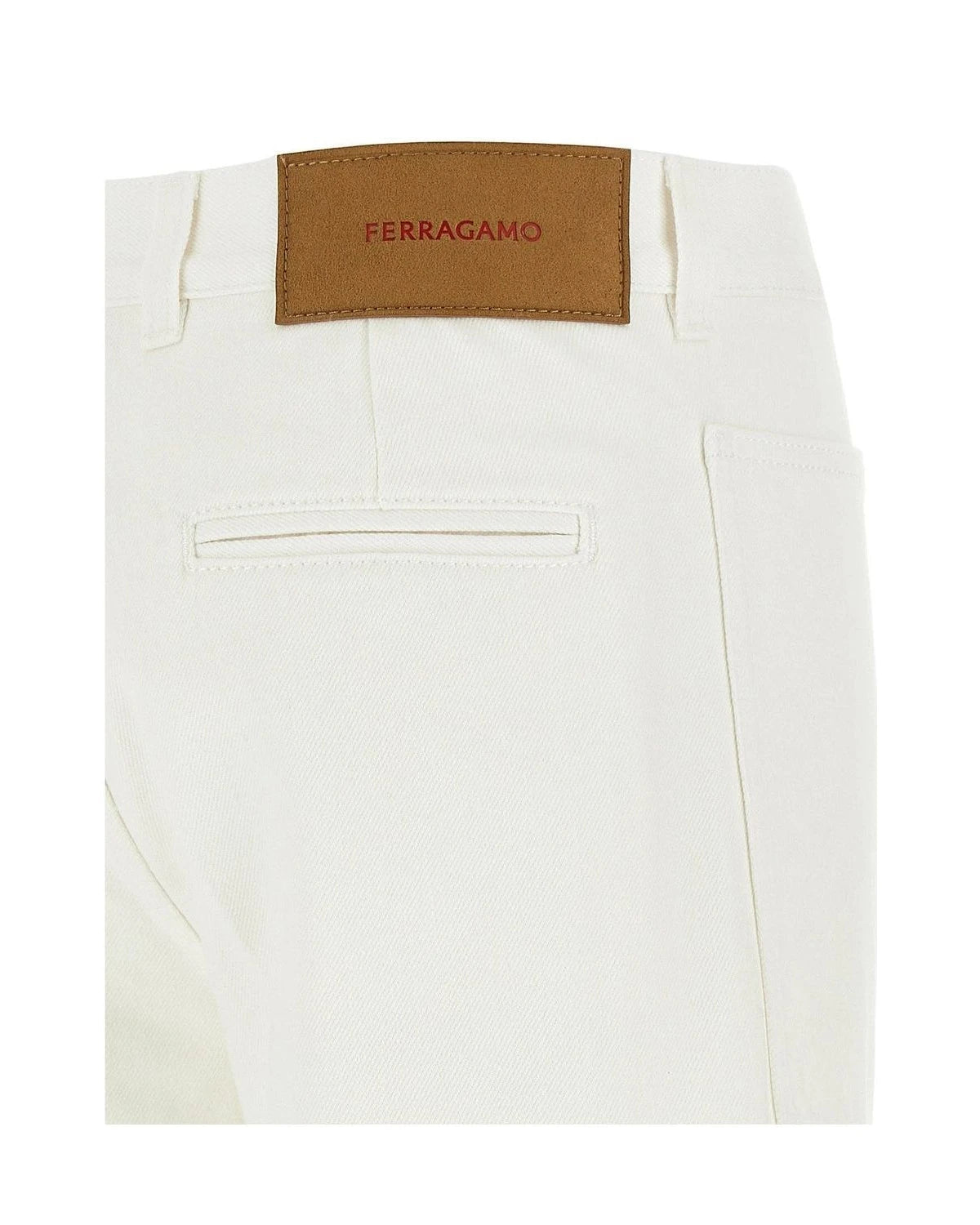 Ferragamo Jean in white, Cotton — view 4