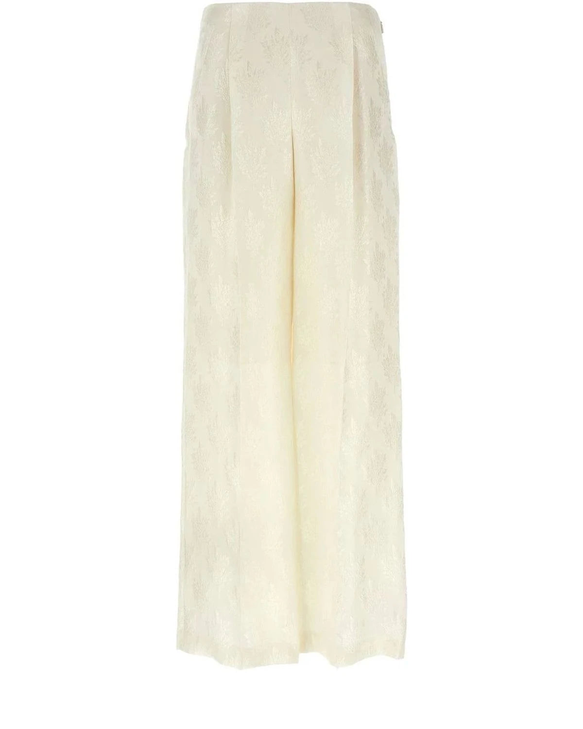 Fendi Palazzo Pant in white, Silk