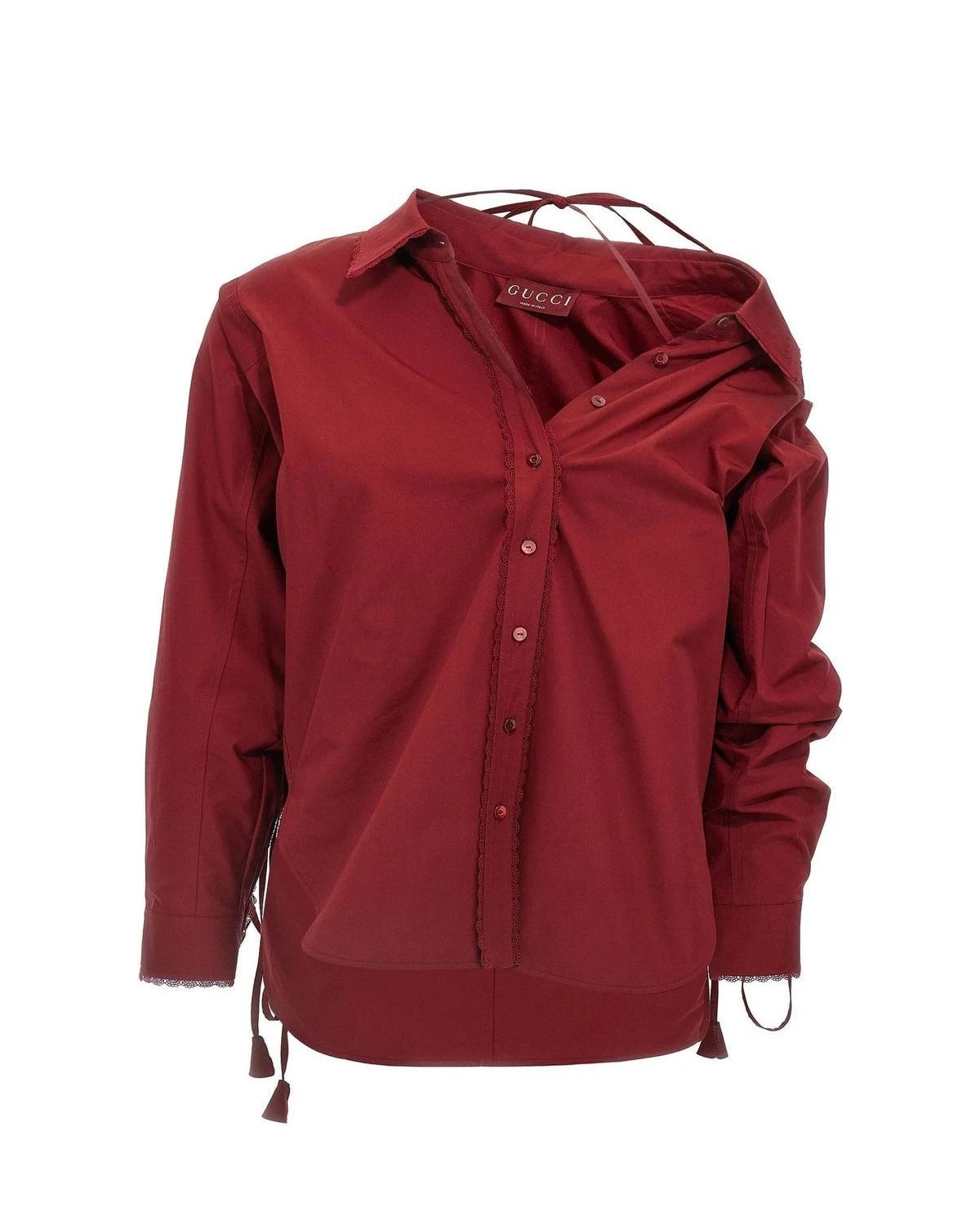 Gucci Dress Shirt in red, Cotton — view 2