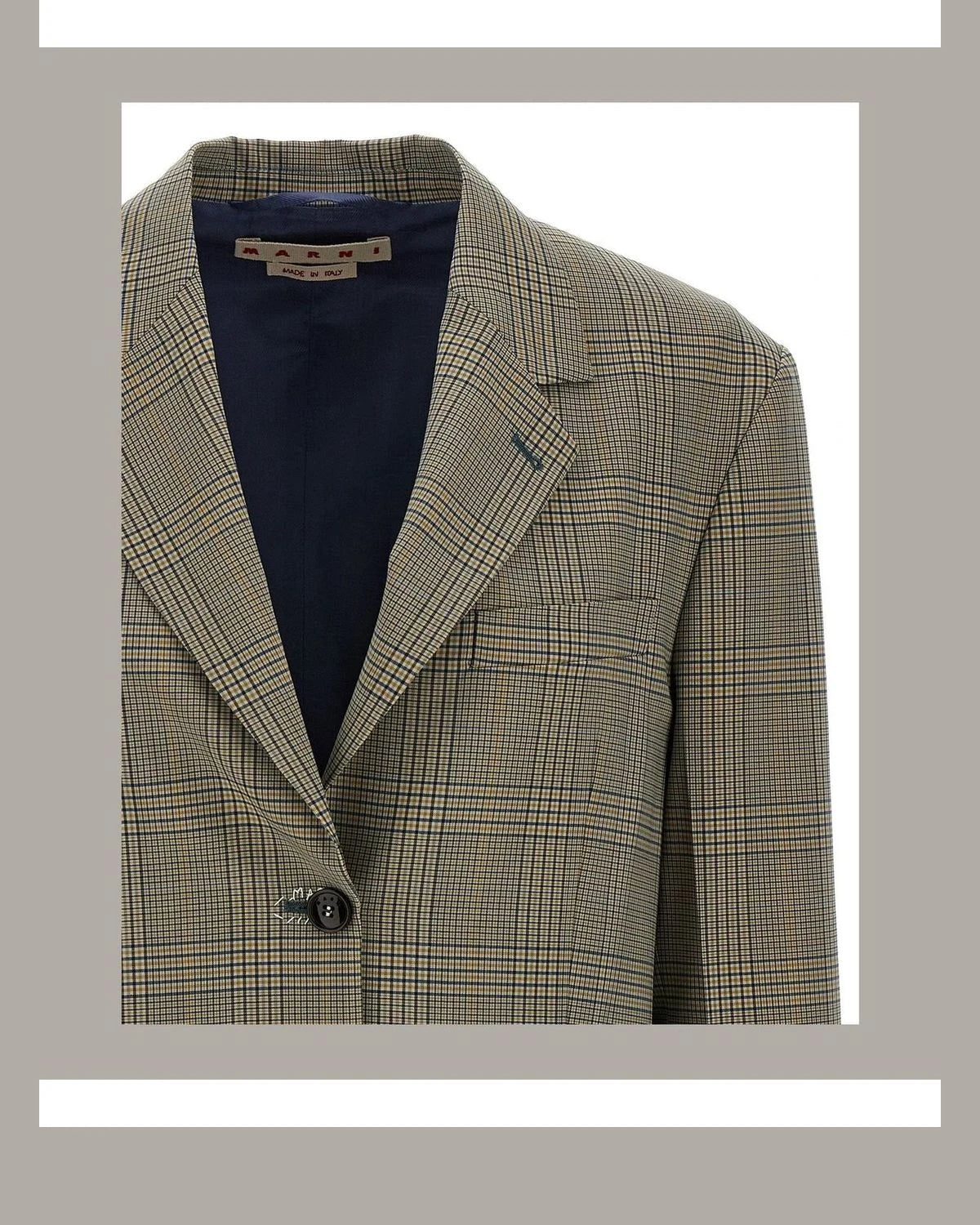 Marni Blazer in multicolor, Polyester — view 3