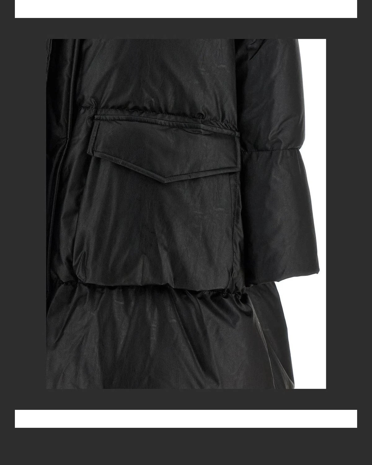 MM6 Maison Margiela Puffer Jacket in black, Viscose — view 5