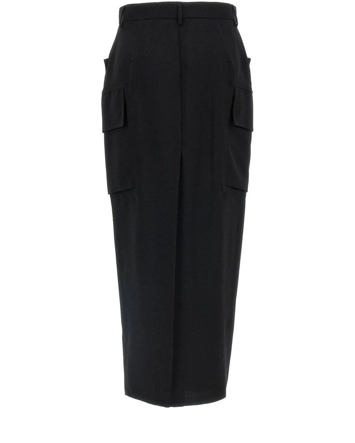 Rick Owens Skirt in black, Wool — view 2
