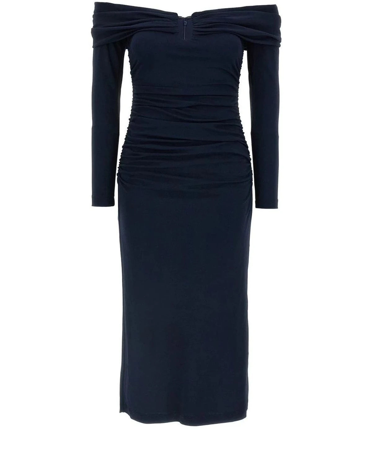 Carolina Herrera Dresse in blue, Acrylic