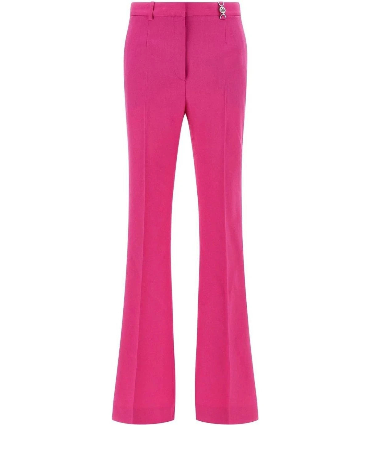 Versace Palazzo Pant in pink, Virgin Wool