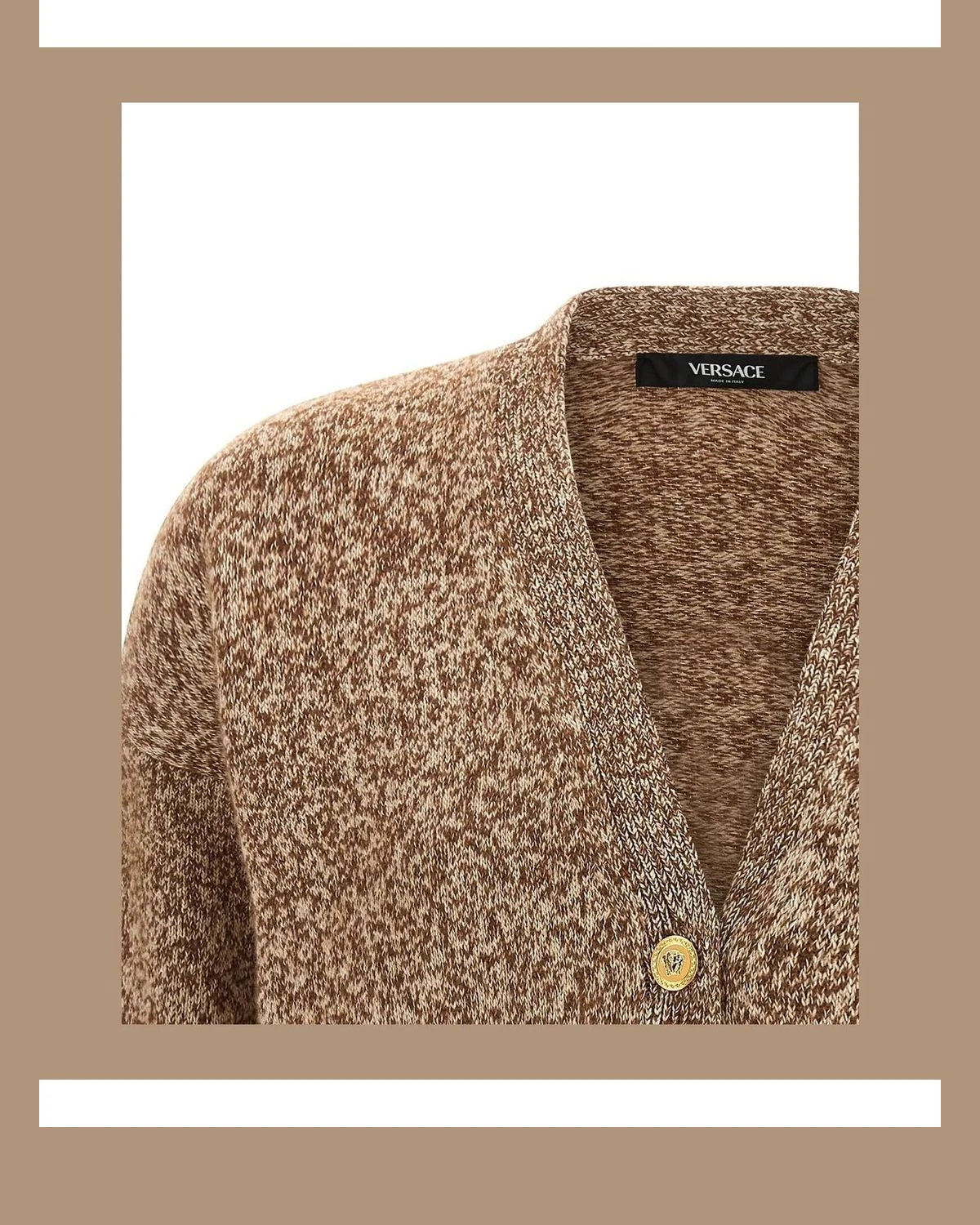 Versace Cardigan in beige, Wool β view 3