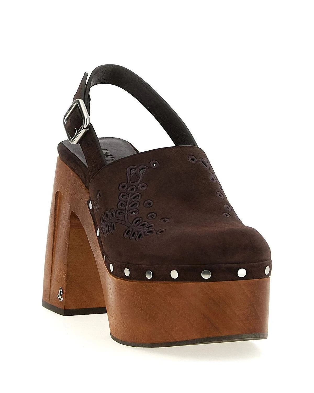 Jimmy Choo Heels in brown, Leather — view 2